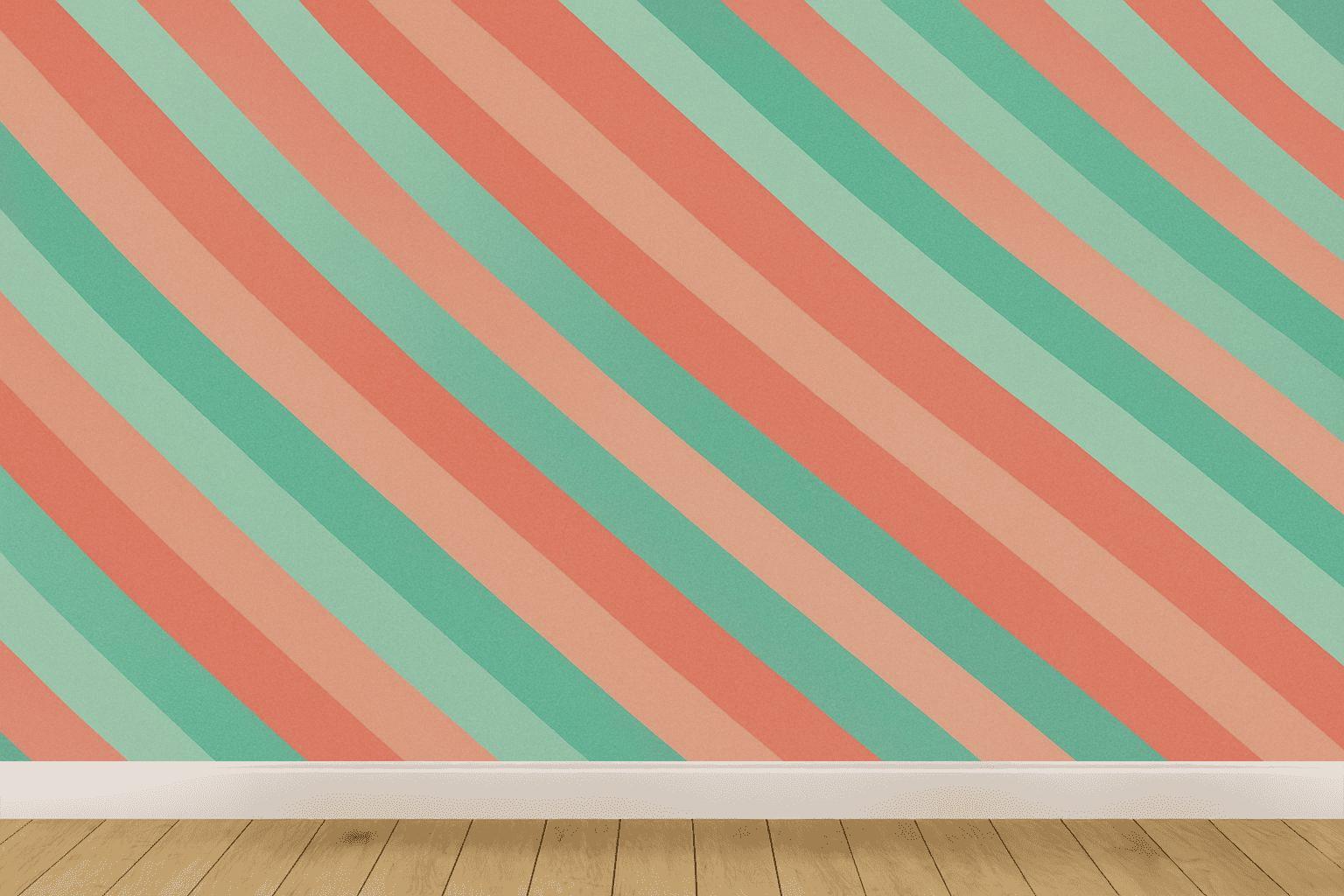 Rhythmic Striped Fusion stylish home wallpapers