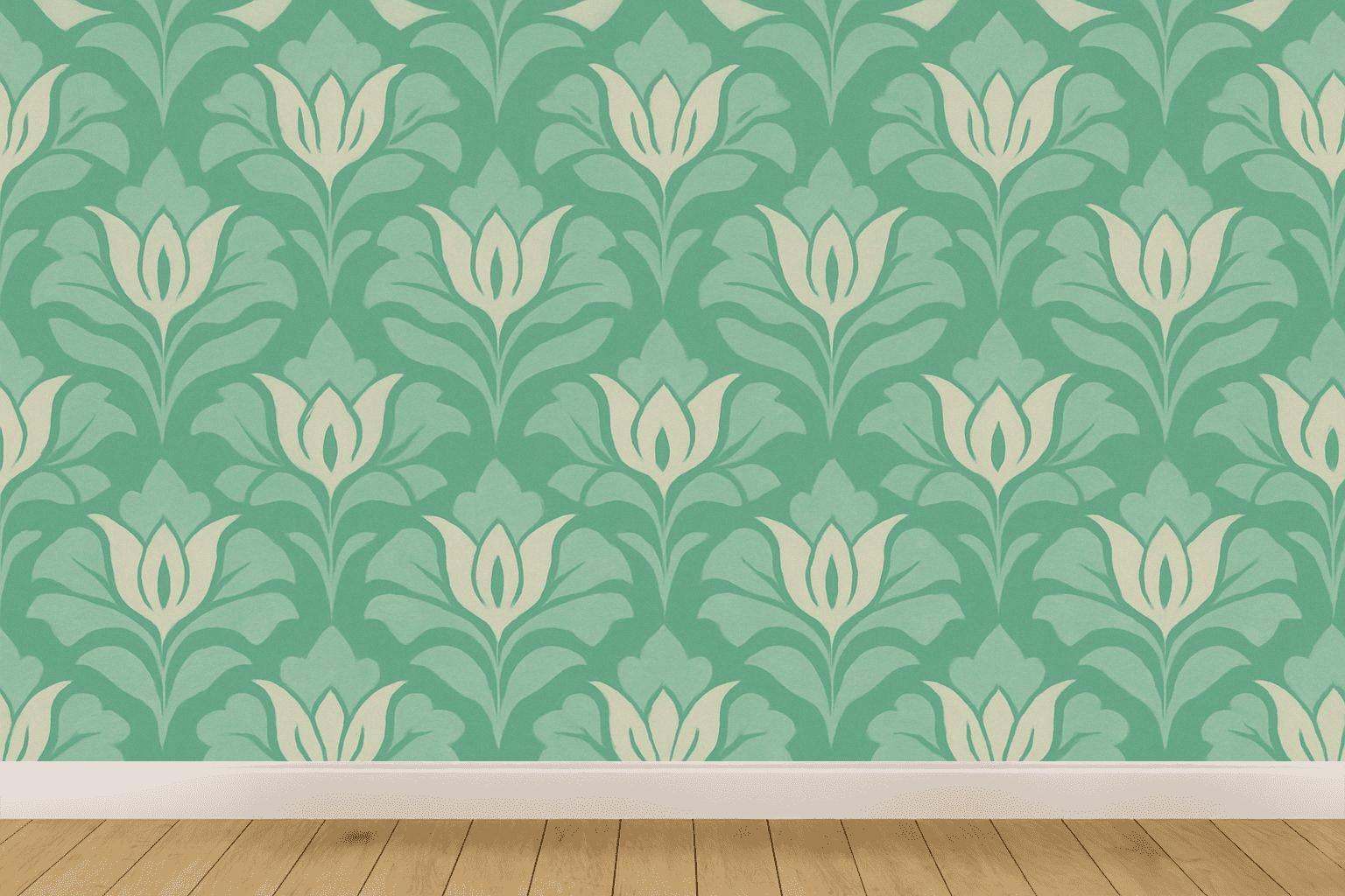 Modular Floral Tessellation custom wallpapers