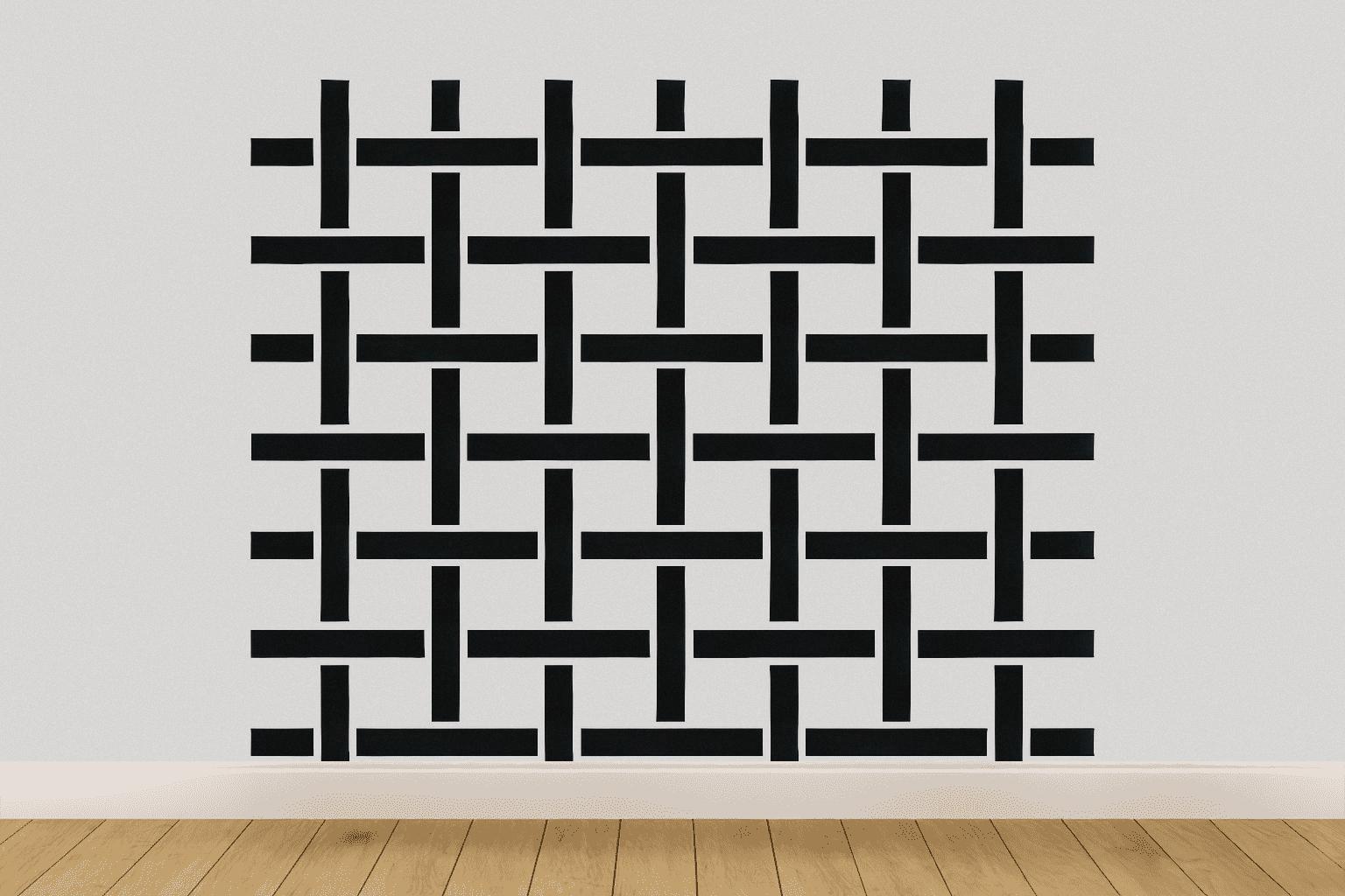 Shifted Grid Weave Panel premium wall decorations