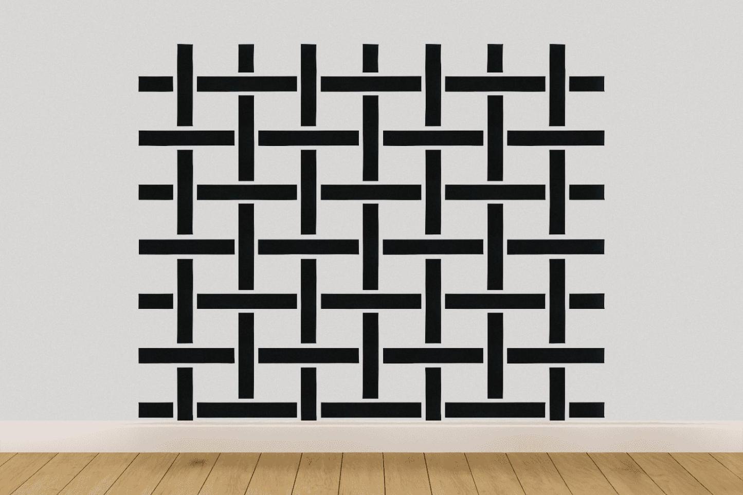 Shifted Grid Weave Panel premium wall decorations