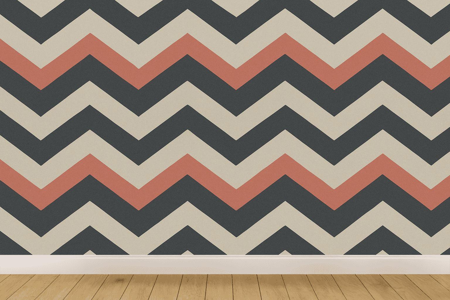 Offset Chevron Harmony stylish home wallpapers