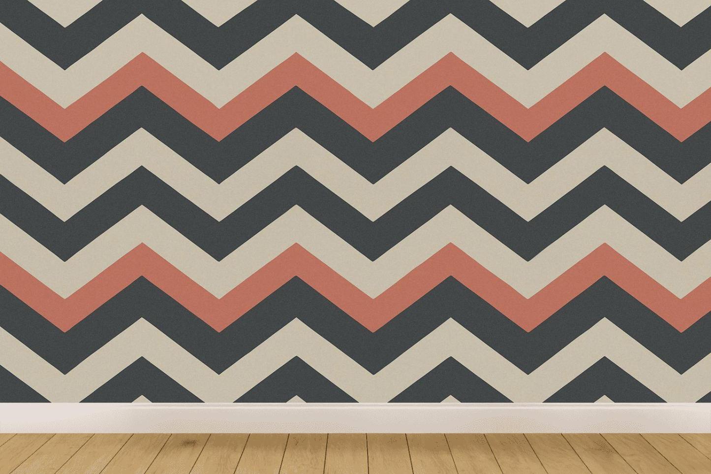 Offset Chevron Harmony stylish home wallpapers