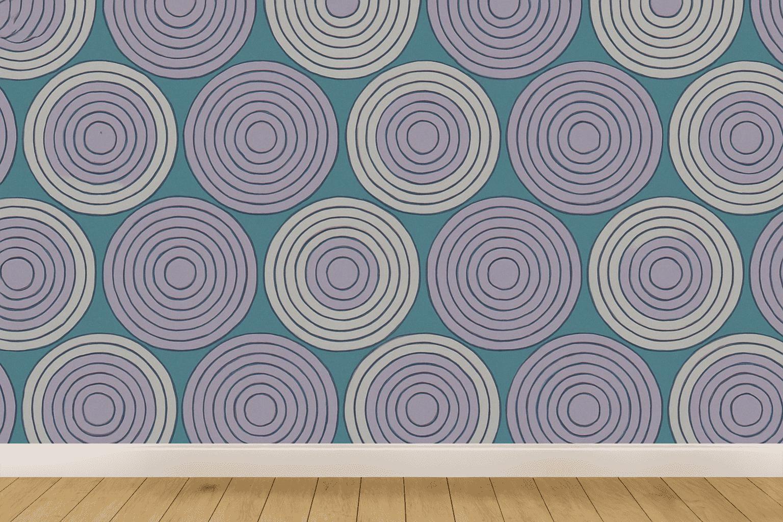Modular Ring Register designer printed wallpapers