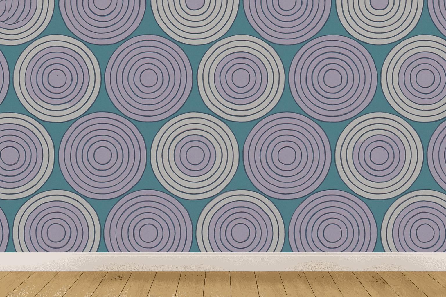 Modular Ring Register designer printed wallpapers