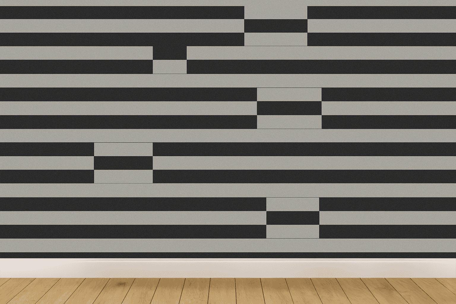 Syncopated Stripe Modulation decorative wall murals