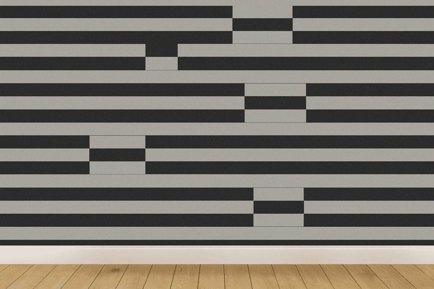Syncopated Stripe Modulation decorative wall murals