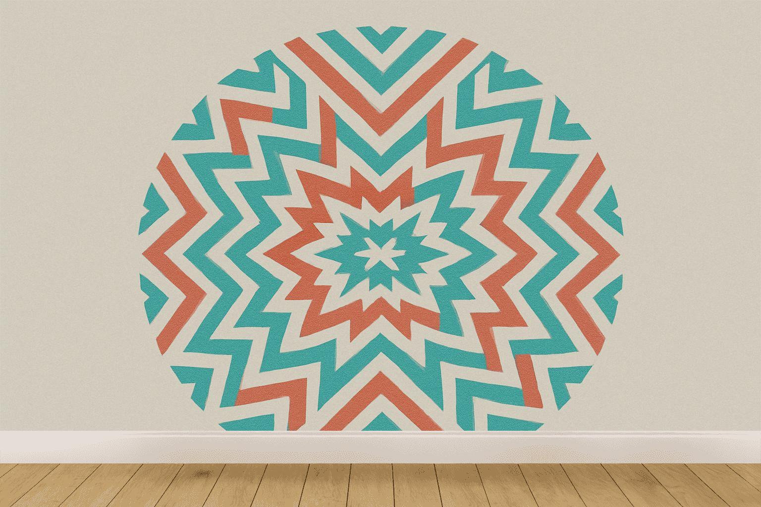 Radial Modular Chevron unique pattern wallpapers