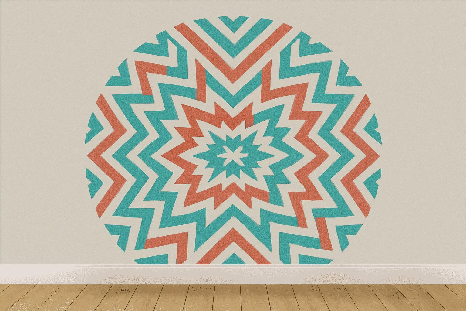 Radial Modular Chevron unique pattern wallpapers
