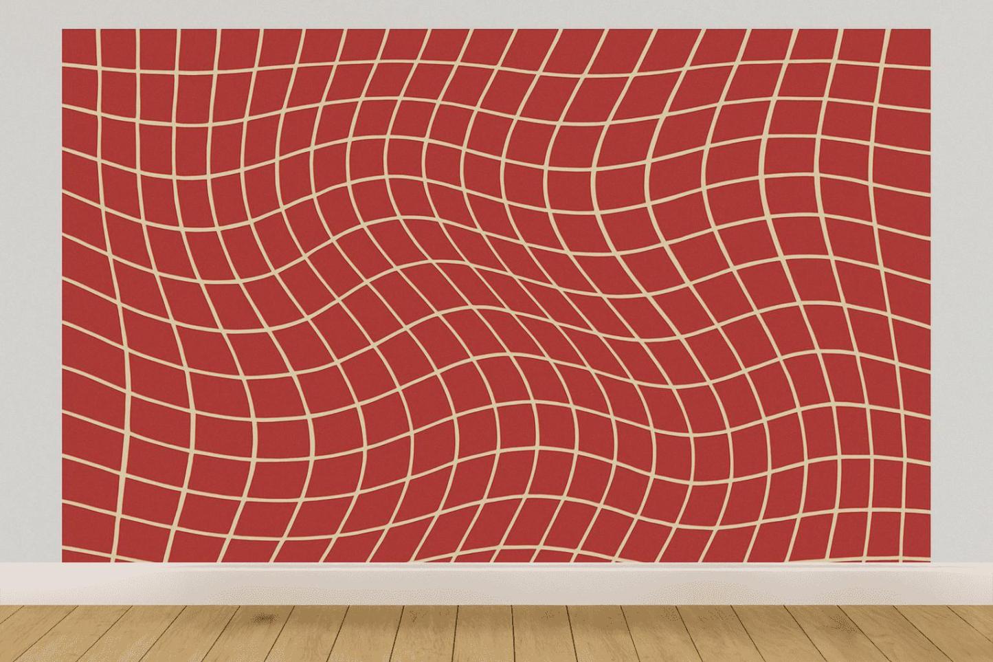 Bent Grid Ripple Arrangement unique pattern wallpapers