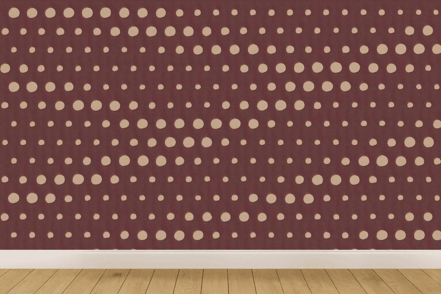 Dot Matrix Cascade Pattern wallpapers for interior design