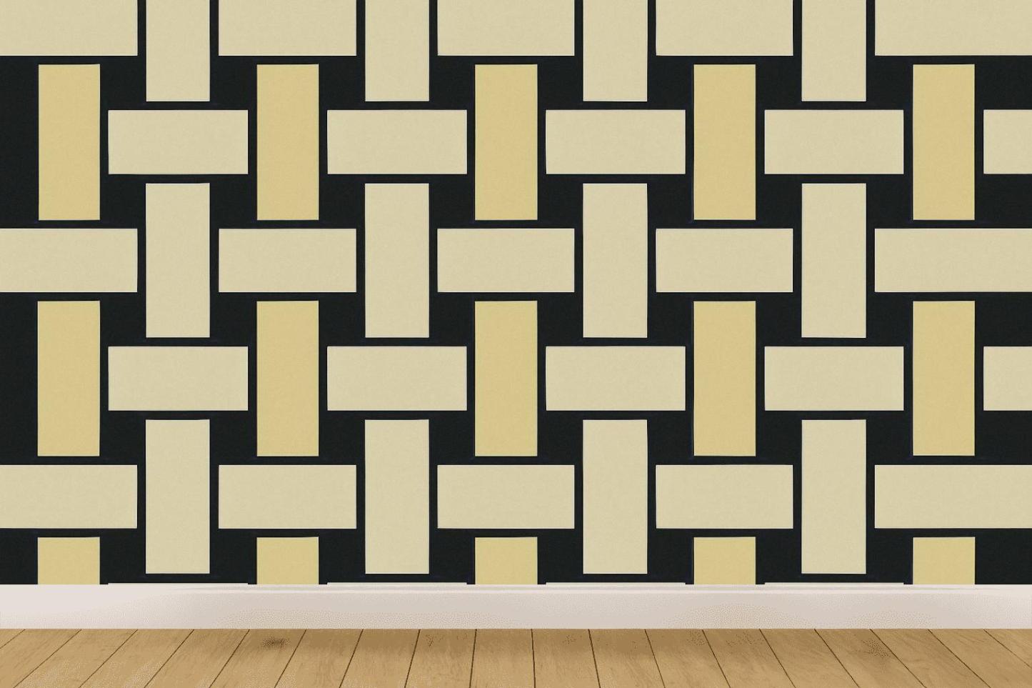 Band Lattice Interwoven personalized wall coverings