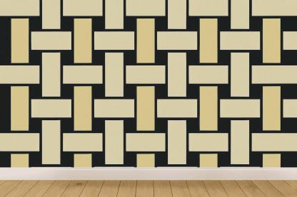 Band Lattice Interwoven personalized wall coverings