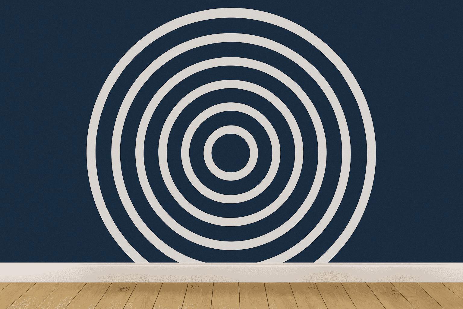 Radial Ring Sequence Design trendy peel wallpapers