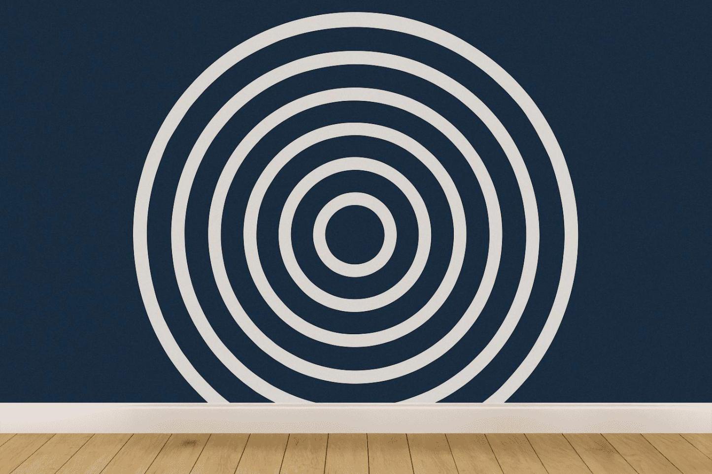 Radial Ring Sequence Design trendy peel wallpapers