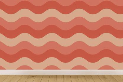 Stacked Wavelet Bands designer printed wallpapers