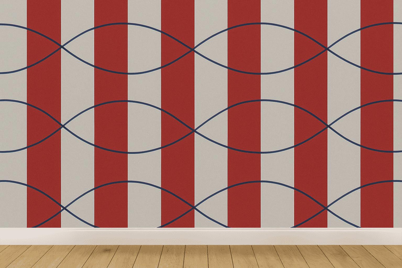 Signature Stripe Orbit Panel decorative wall murals