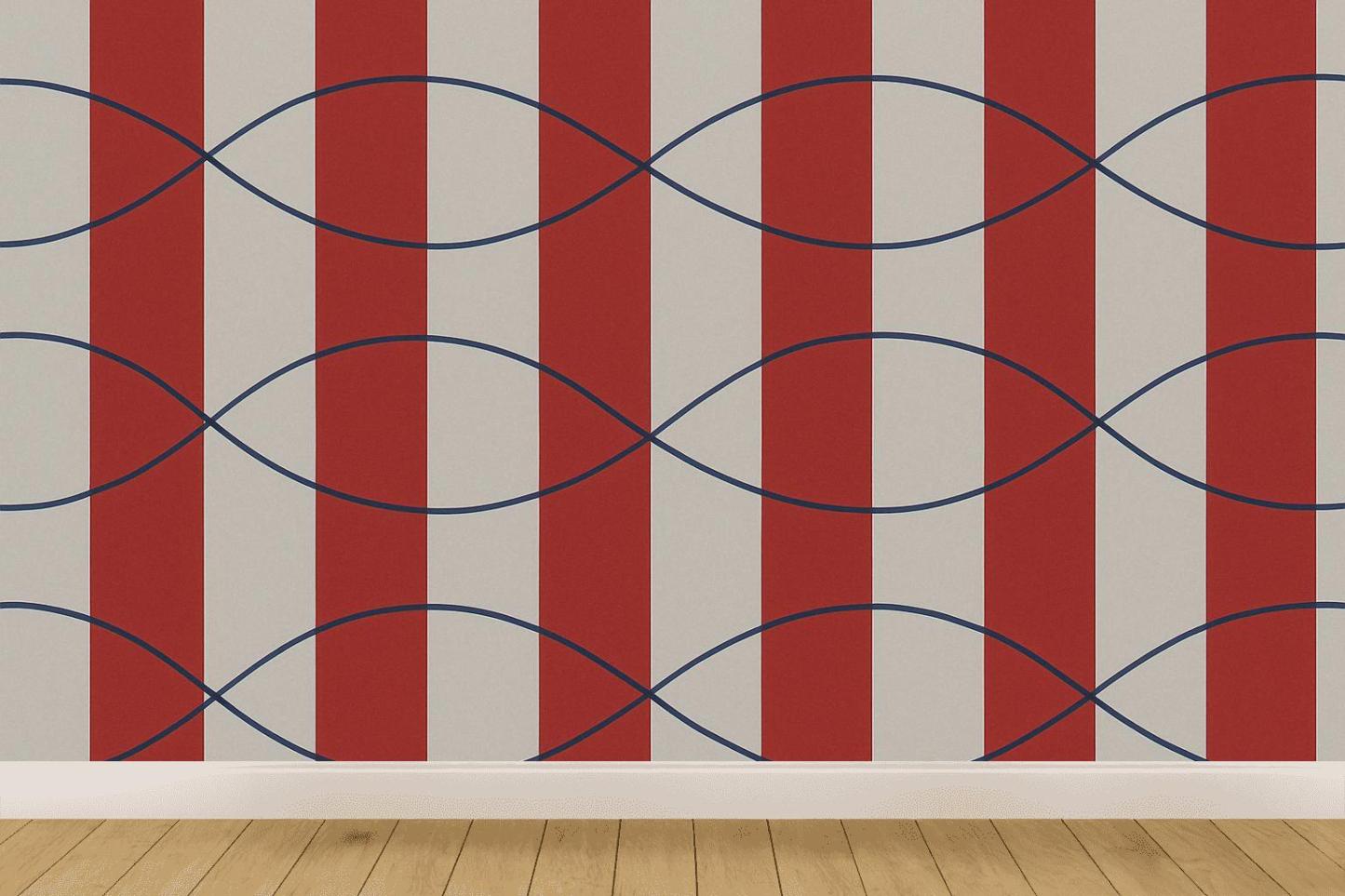 Signature Stripe Orbit Panel decorative wall murals