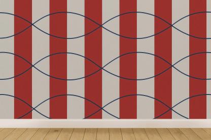 Signature Stripe Orbit Panel decorative wall murals