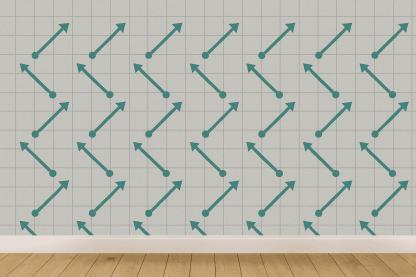 Vector Drift Grid Deluxe wallpapers for interior design