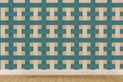 Parallel Lattice Drift personalized wall coverings