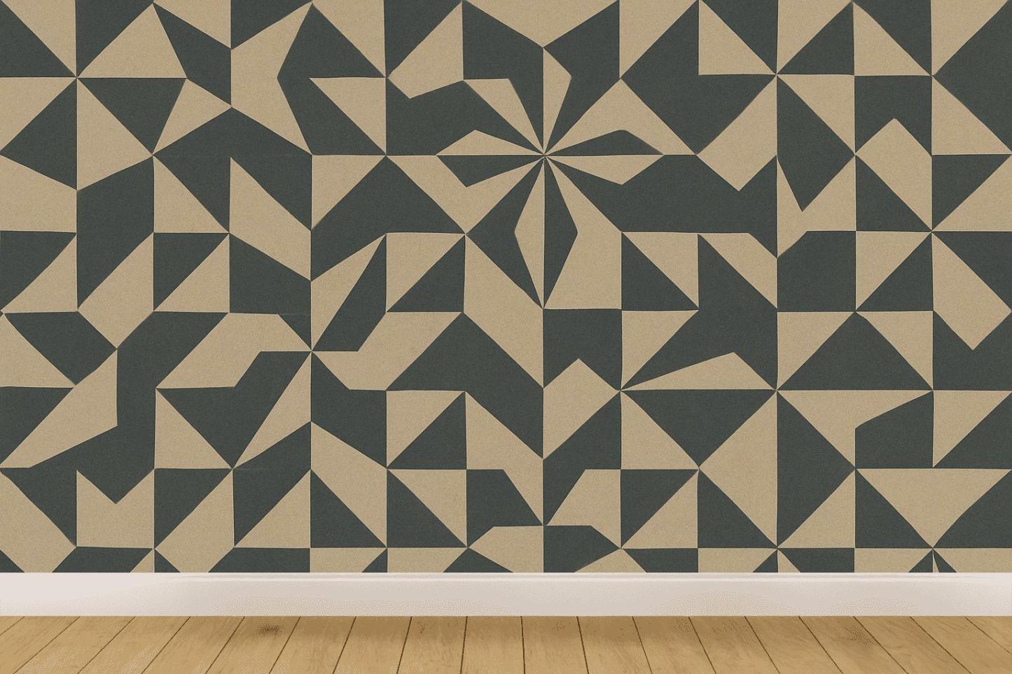 Mosaic Quilt Angular personalized wall coverings