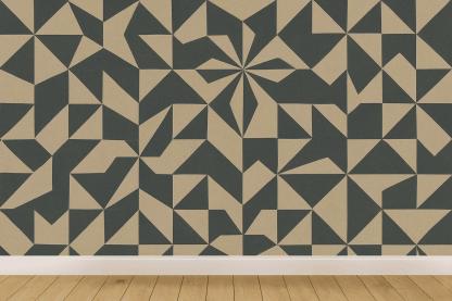 Mosaic Quilt Angular personalized wall coverings