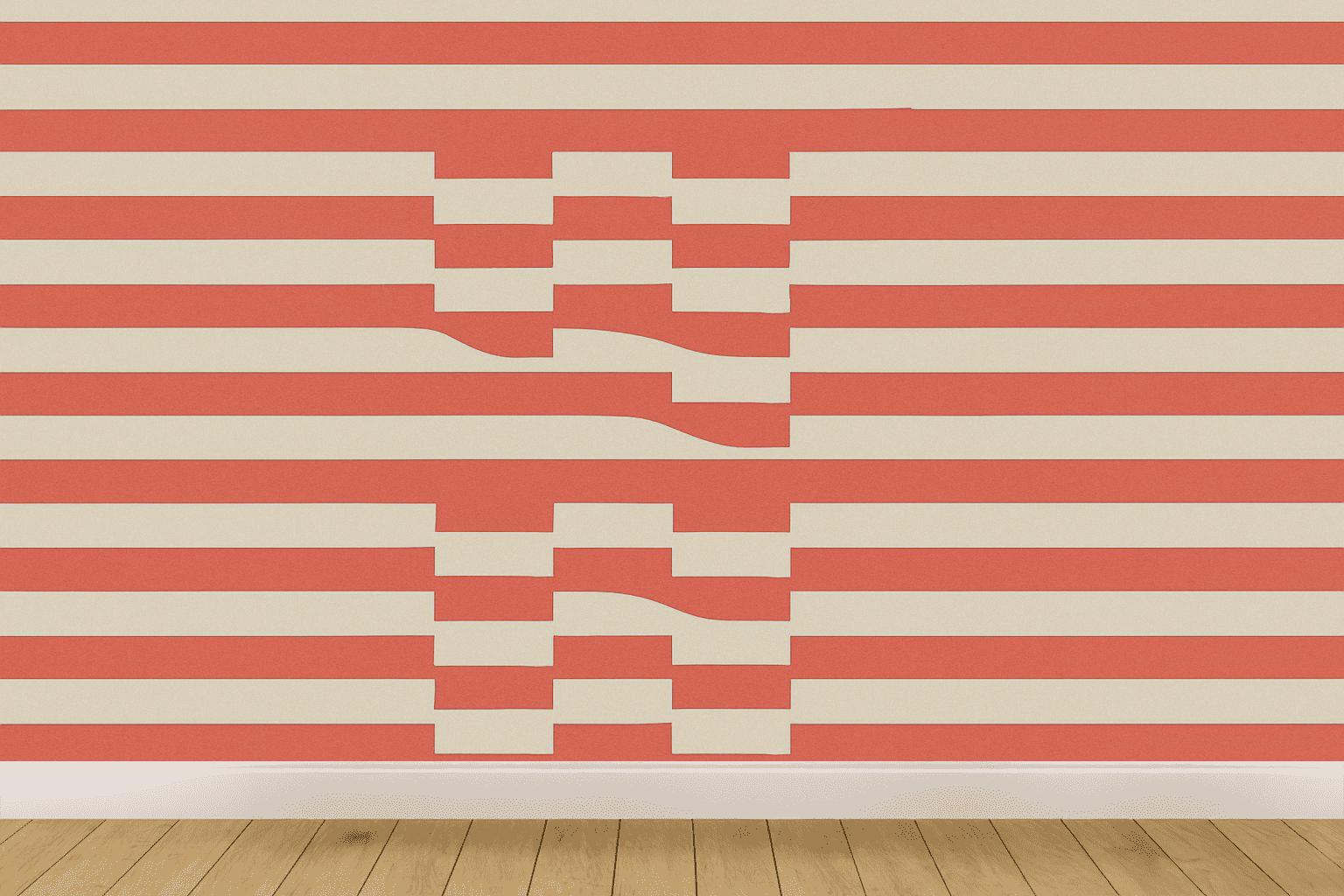 Striped Phase Stepped premium wall decorations