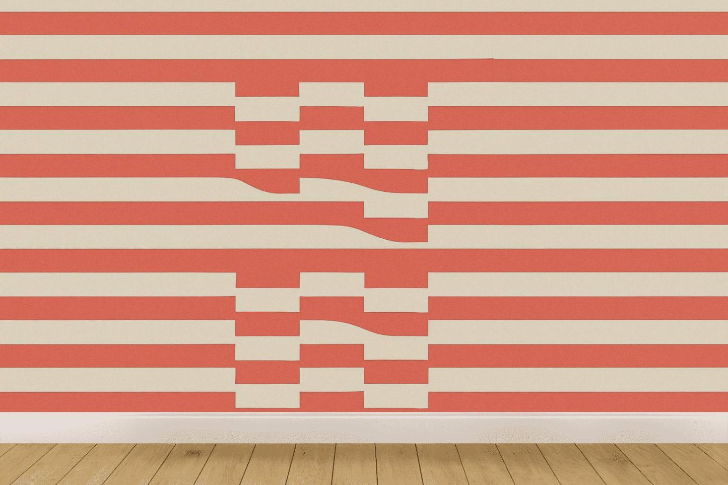 Striped Phase Stepped premium wall decorations