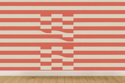 Striped Phase Stepped premium wall decorations