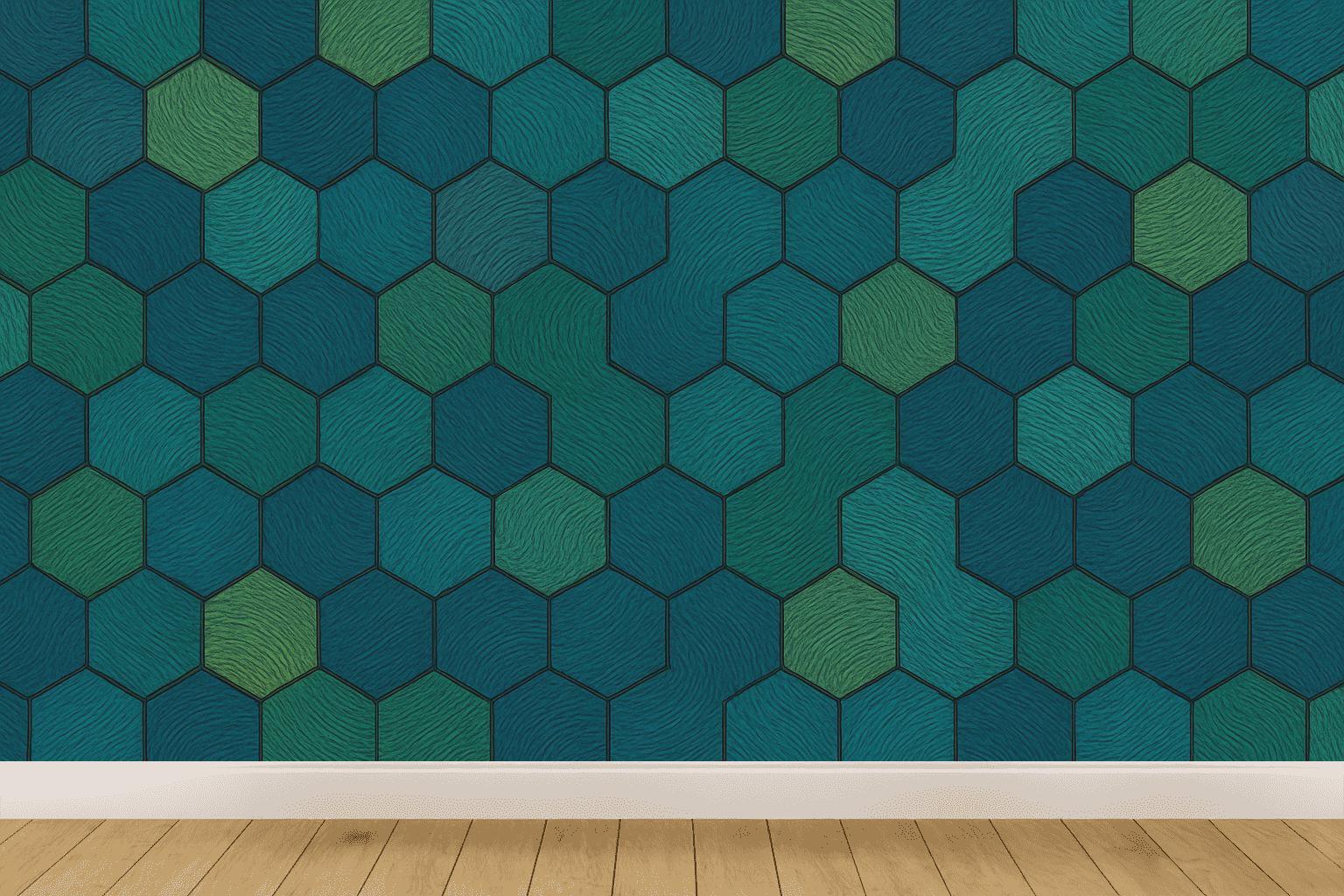 Hex Tiling Motion wallpapers for interior design