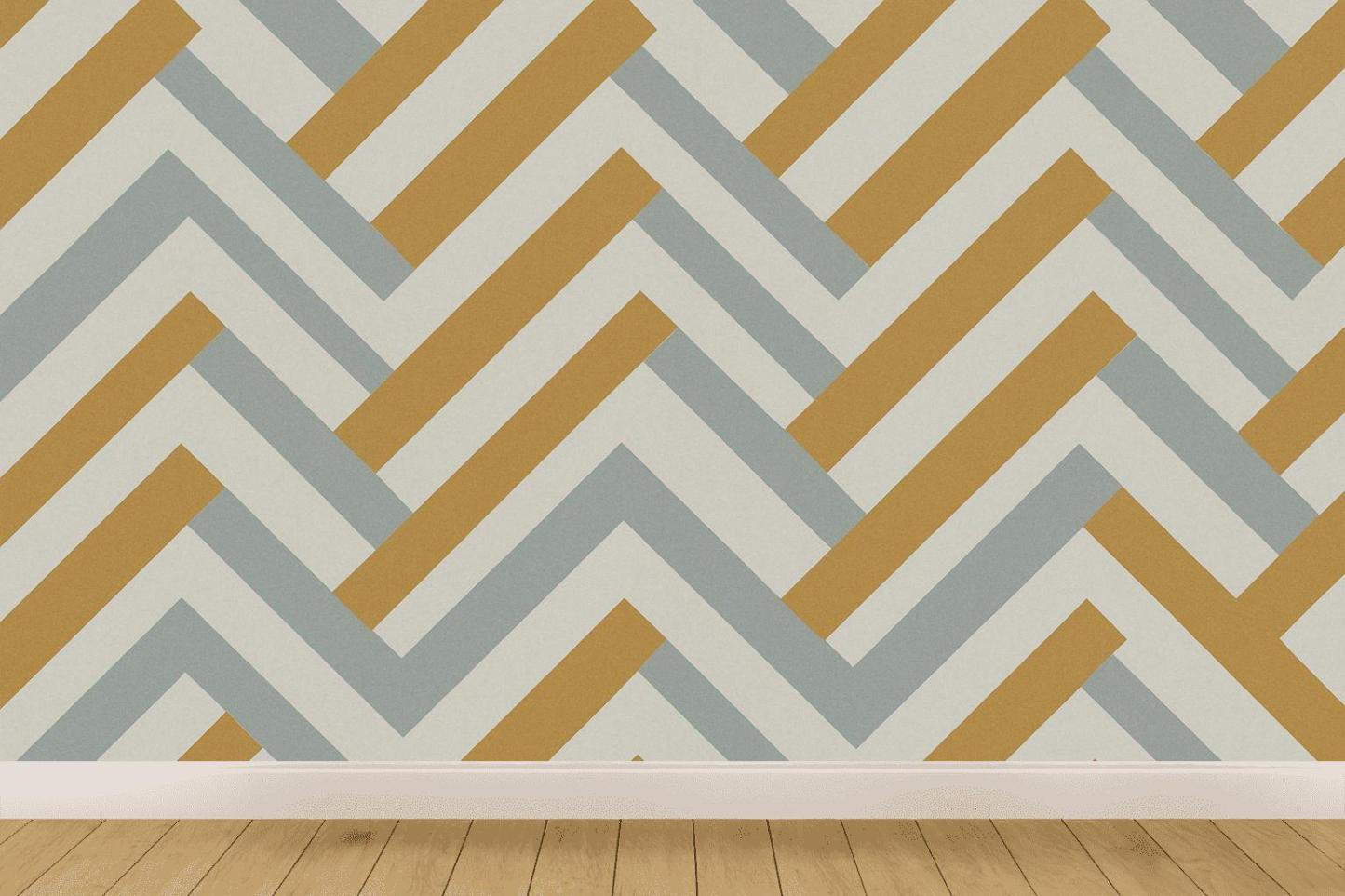 Diagonal Ladder Weave stylish home wallpapers