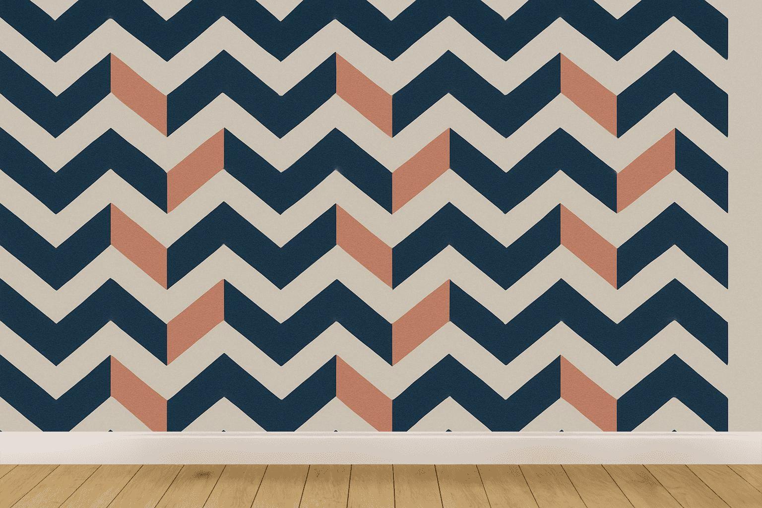 Cascade Chevron Matrix premium wall decorations