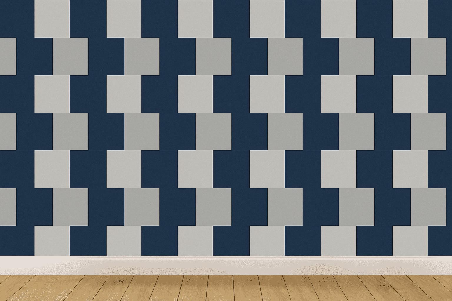 Staggered Block Mosaic stylish home wallpapers