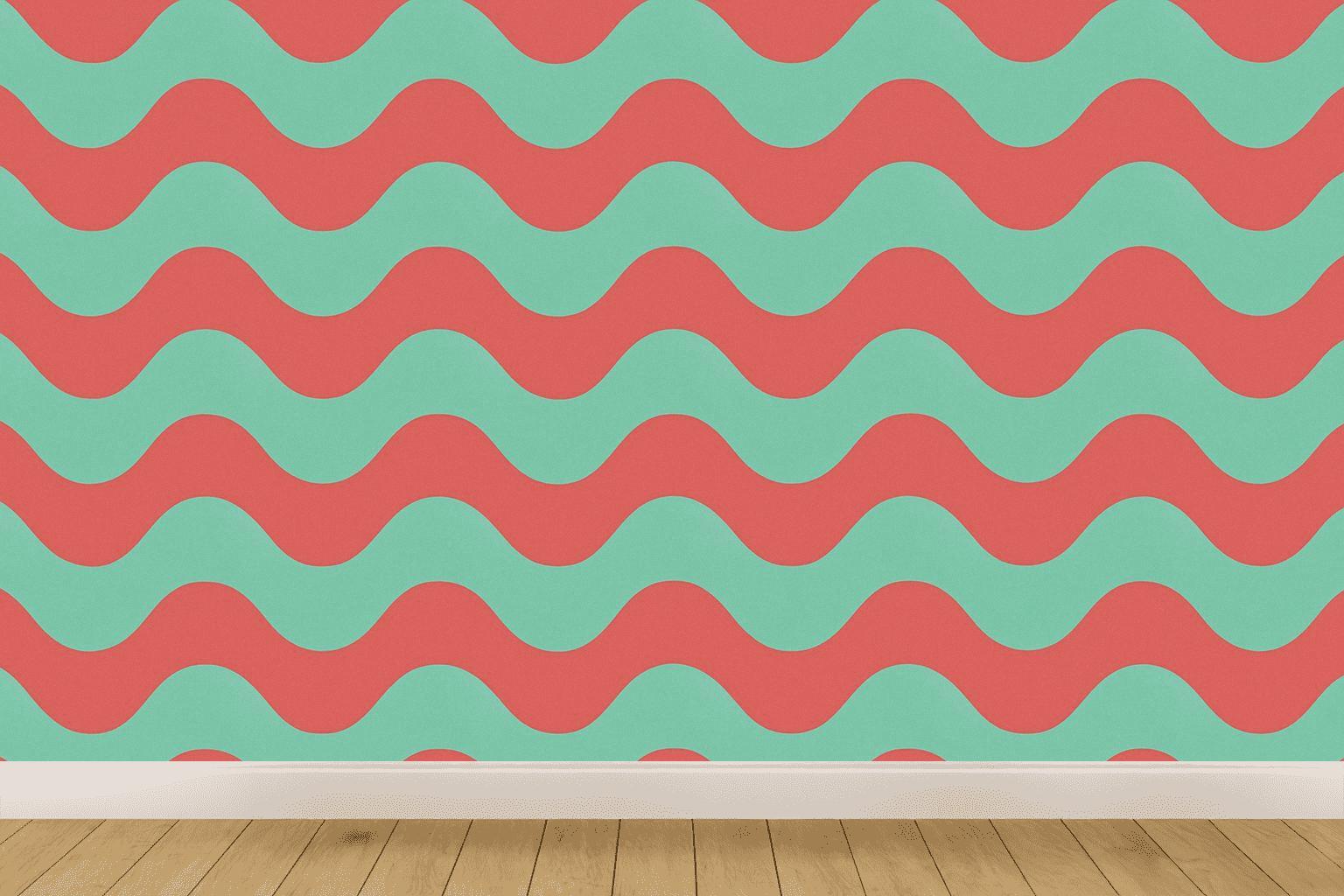 Sine Wave Stripe Stack unique pattern wallpapers