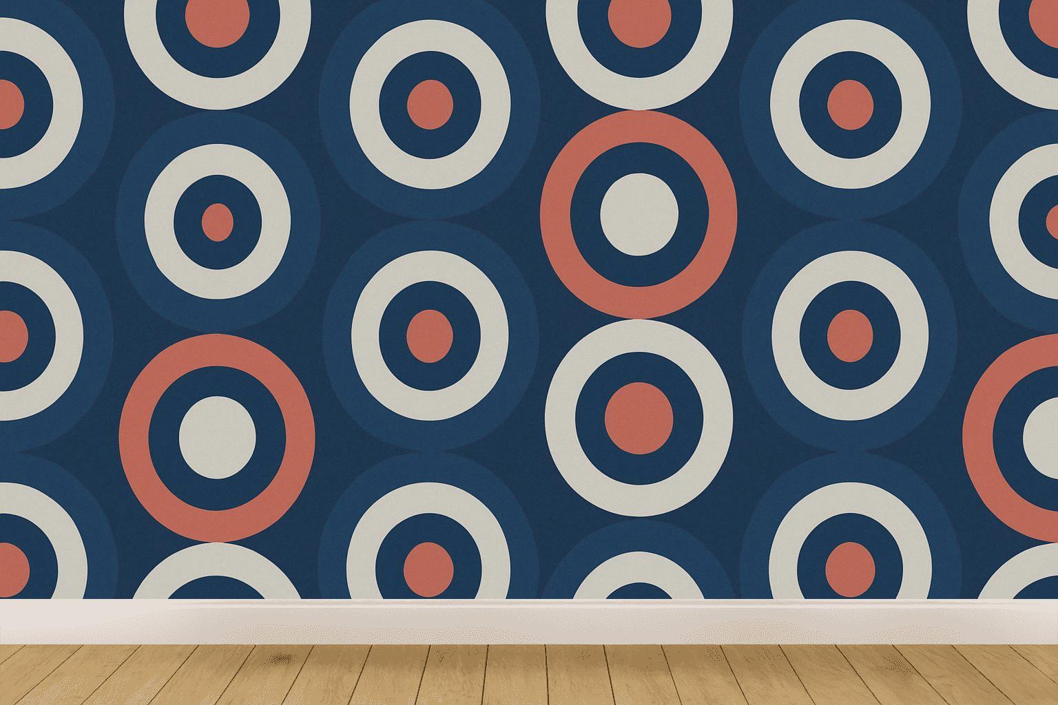 Banded Orbit Array stylish home wallpapers