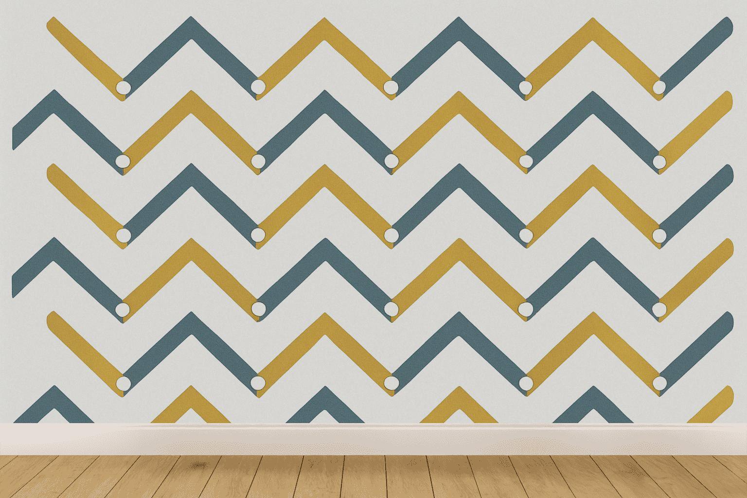 Pinned Chevron Phase Grid stylish home wallpapers