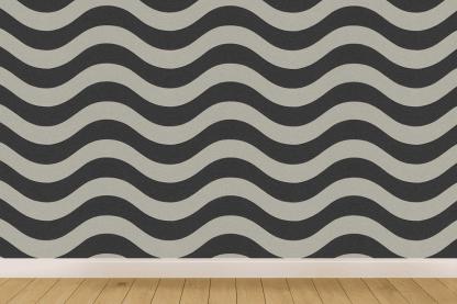 Linear Modular Sine Stripe Mosaic trendy peel wallpapers
