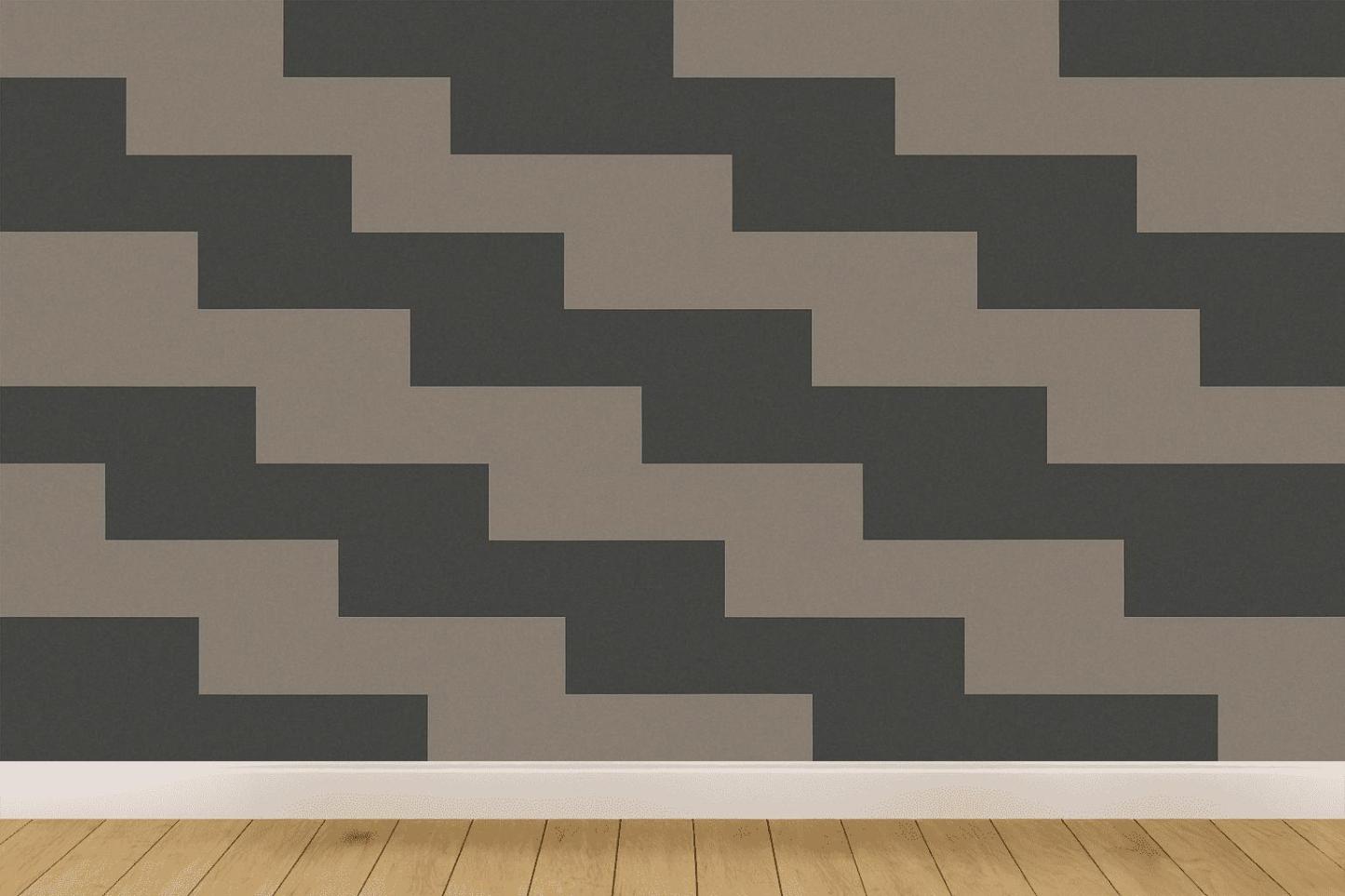 Banded Step Repeat Pattern custom wallpapers