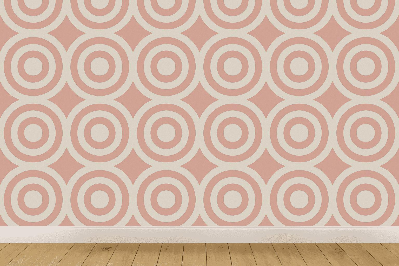 Concentric Circular Ring Relay personalized wall coverings