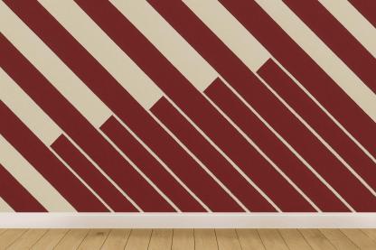 Parallel Diagonal Shift Stripes trendy peel wallpapers