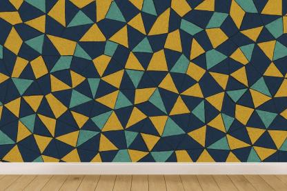 Cellular Angular Mosaic personalized wall coverings