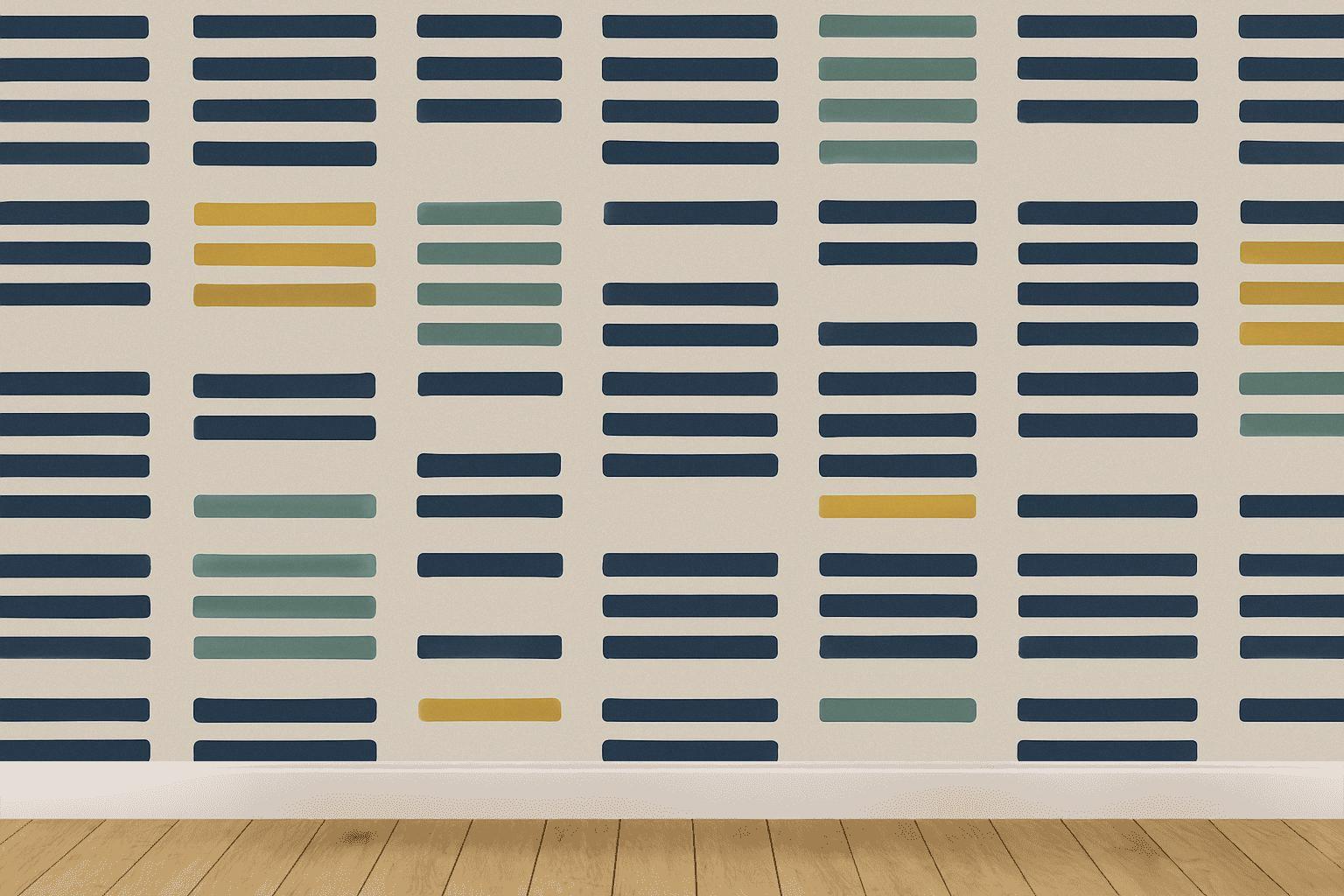 Stacked Linear Module Array wallpapers for interior design