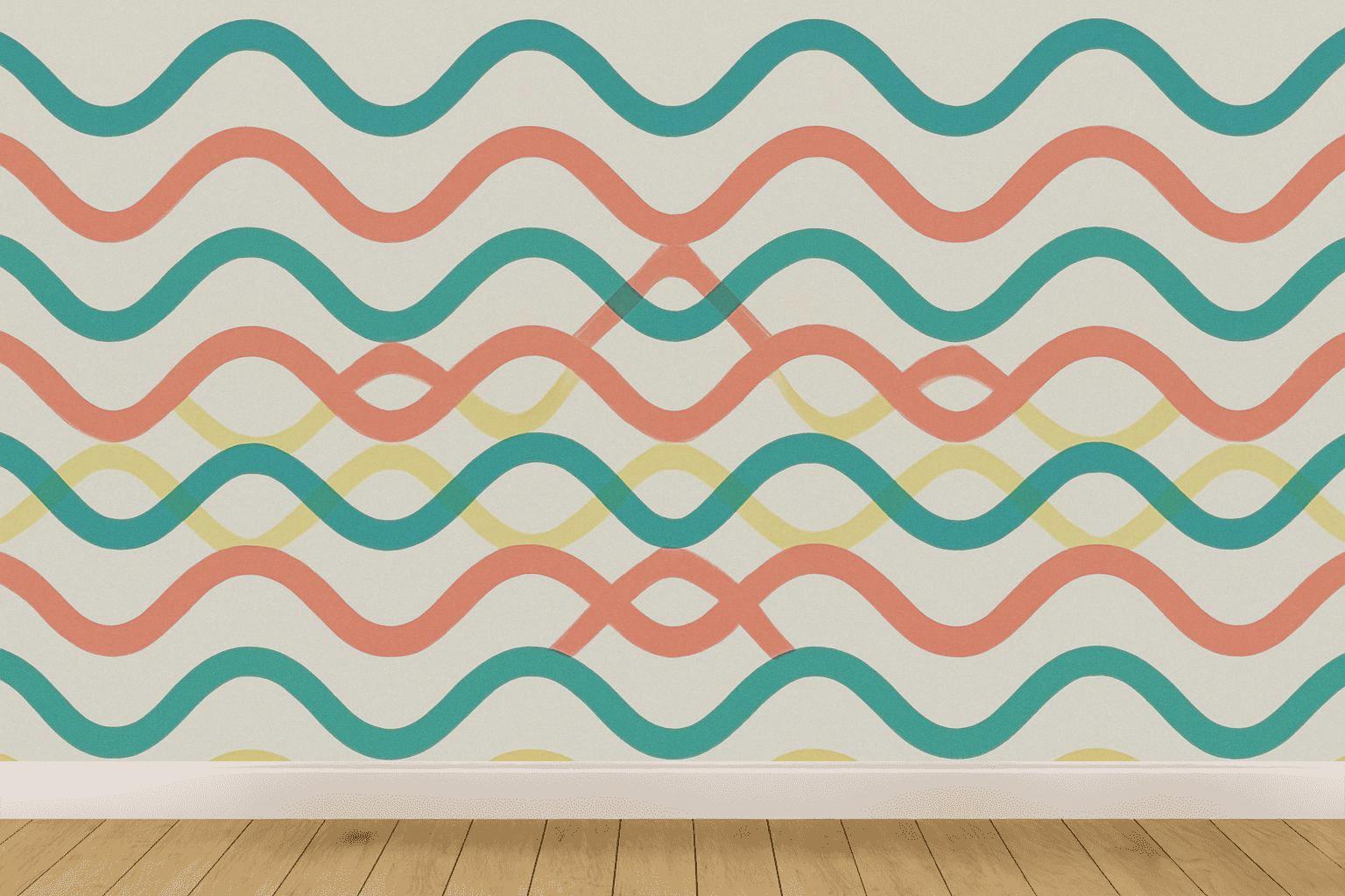 Sine Multipack Lines trendy peel wallpapers