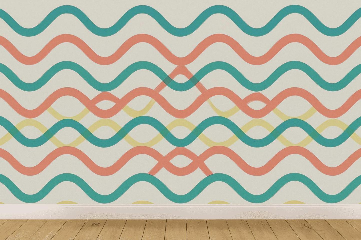 Sine Multipack Lines trendy peel wallpapers