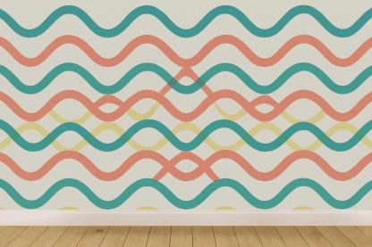 Sine Multipack Lines trendy peel wallpapers