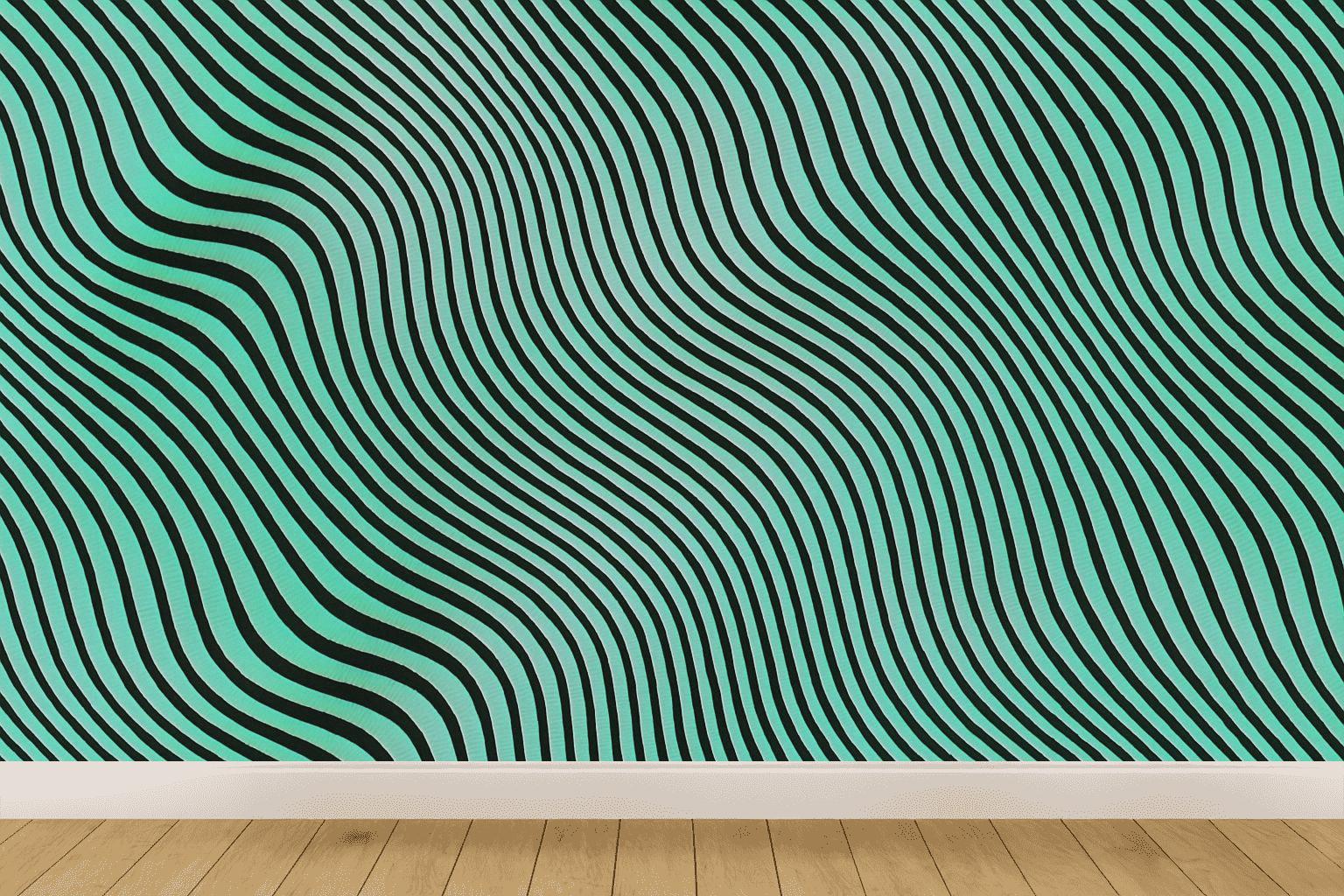 Signature Moire Band Weave decorative wall murals