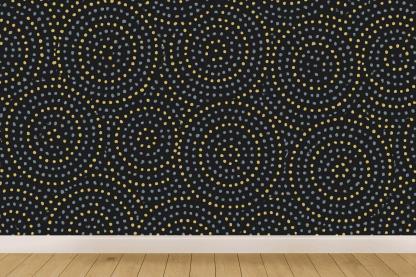 Luxe Dot Interference Panel unique pattern wallpapers