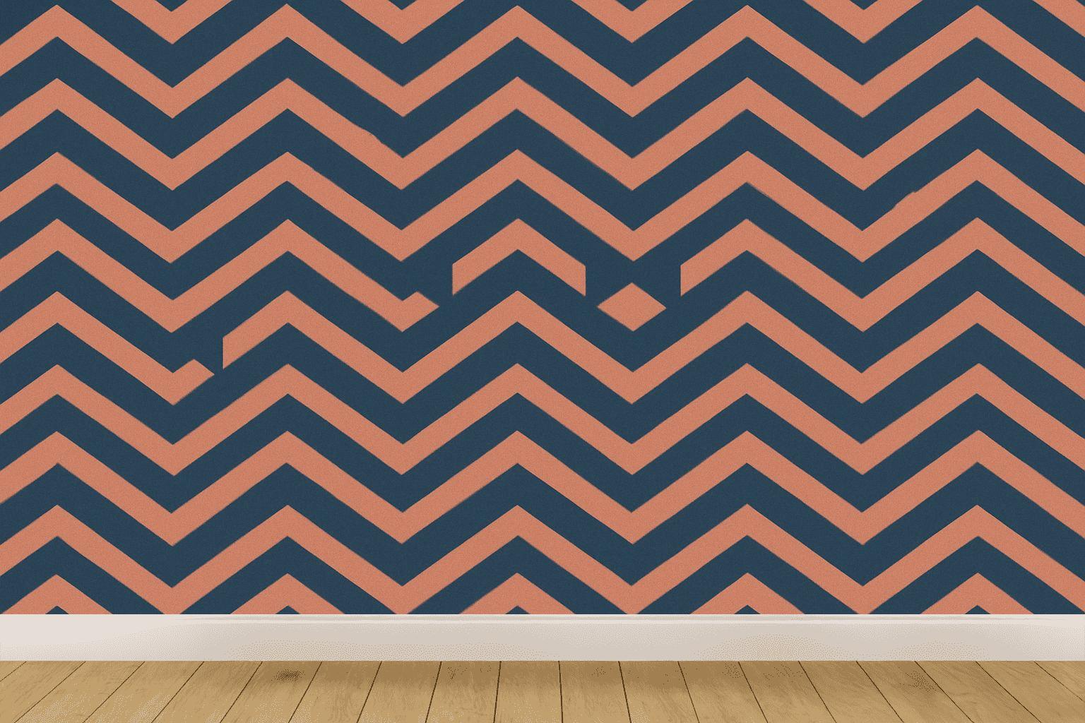 Syncopated Chevron Field stylish home wallpapers