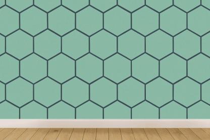 Hex Driftwave Matrix personalized wall coverings