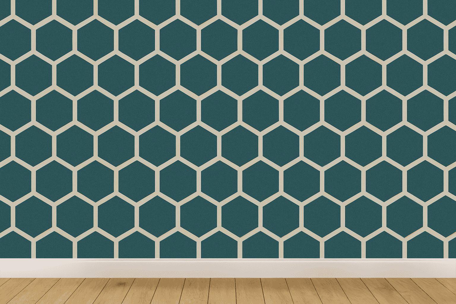 Lattice Drift Hex Pattern designer printed wallpapers